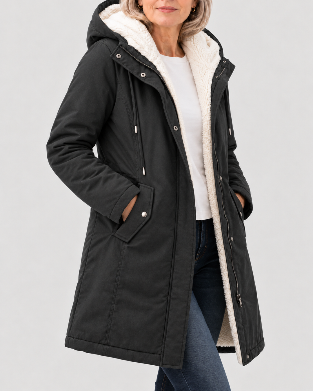 Rosalinde | Manteau chaud à capuche
