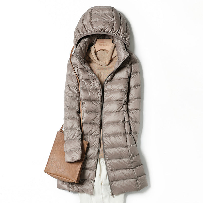 Évangéline | Veste légère à capuche amovible