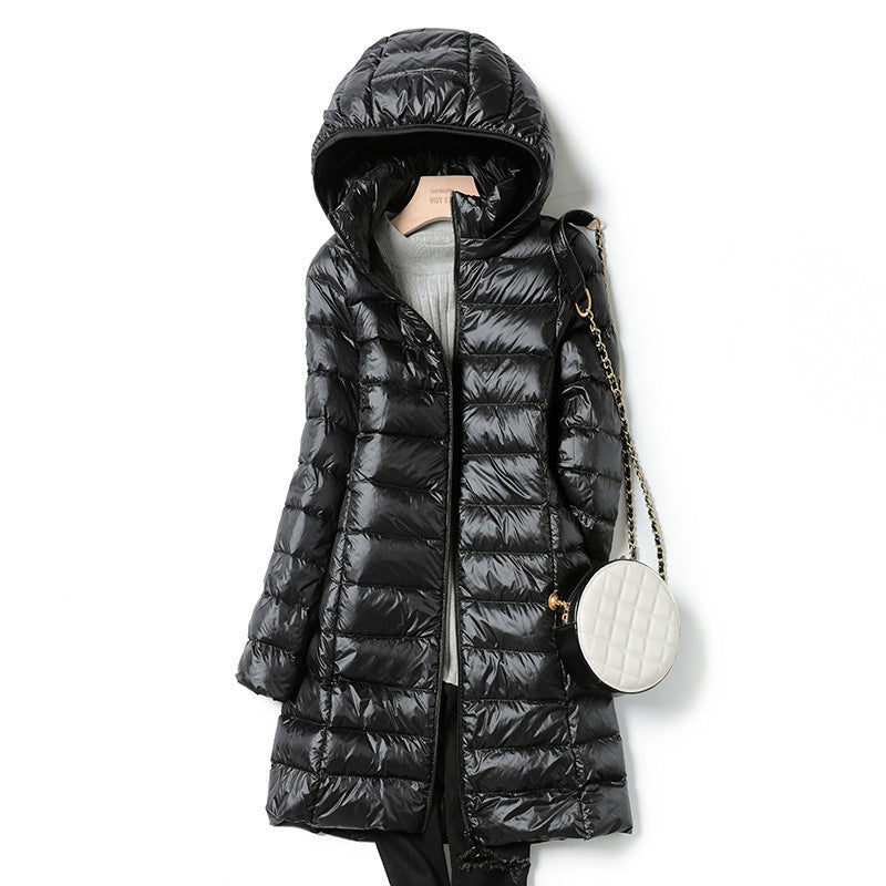 Évangéline | Veste légère à capuche amovible