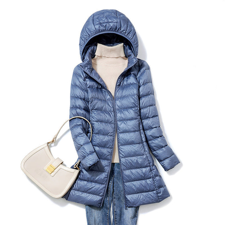 Évangéline | Veste légère à capuche amovible