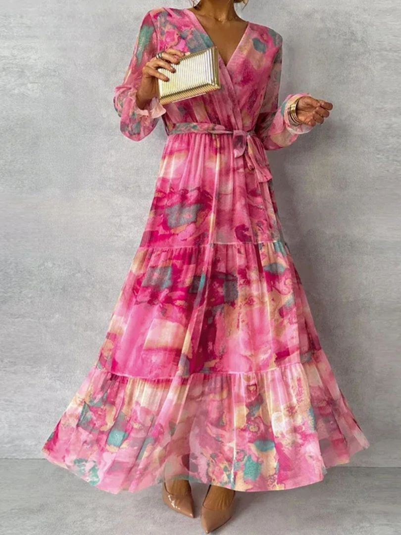 Lise | Robe élégante à imprimé fleuri