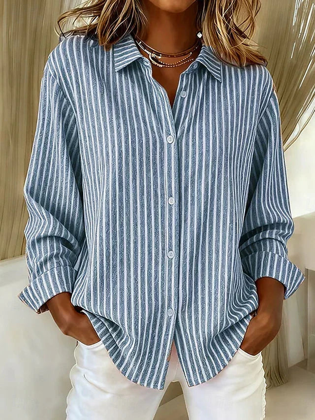Josette | Chemise rayée à boutons
