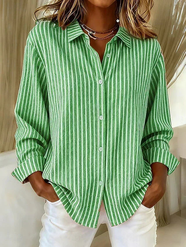 Josette | Chemise rayée à boutons