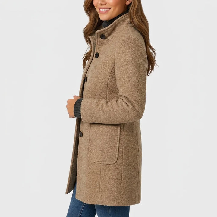 Brigitte | Manteau élégant boutonné