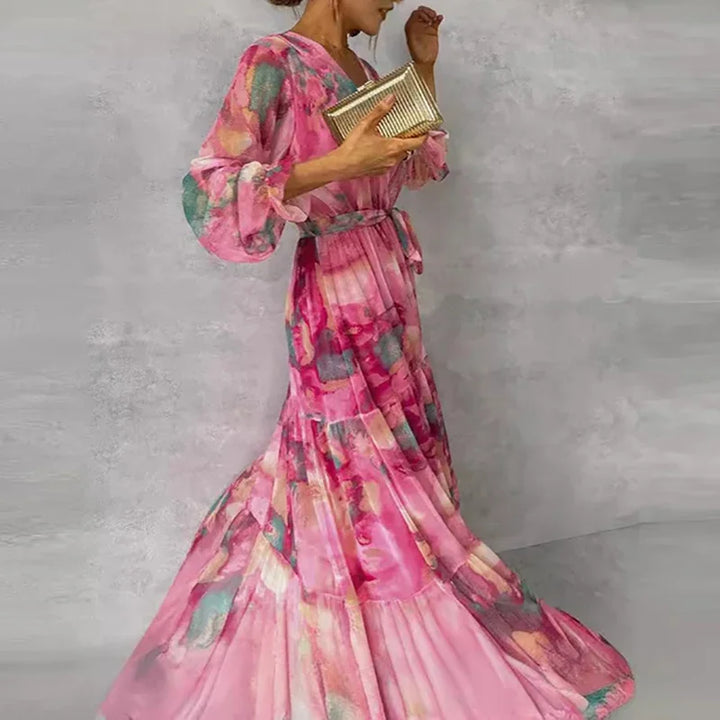 Lise | Robe élégante à imprimé fleuri