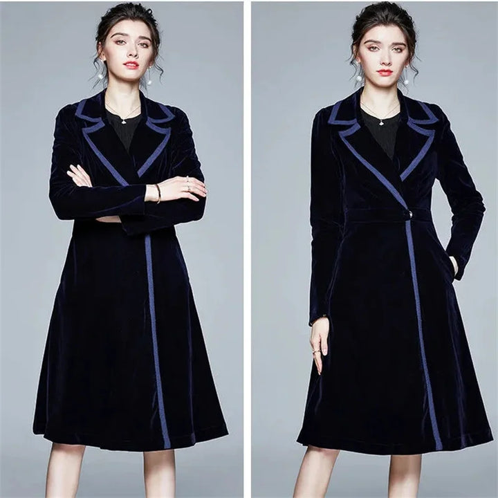 Seraphina | Manteau long en velours