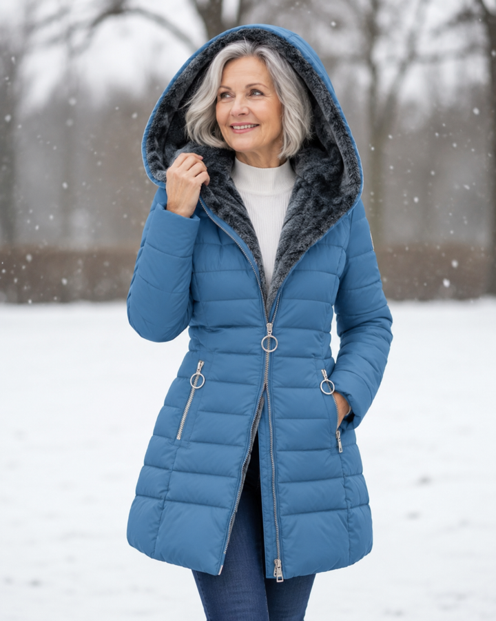 Florentine | Veste matelassée zippée à capuche
