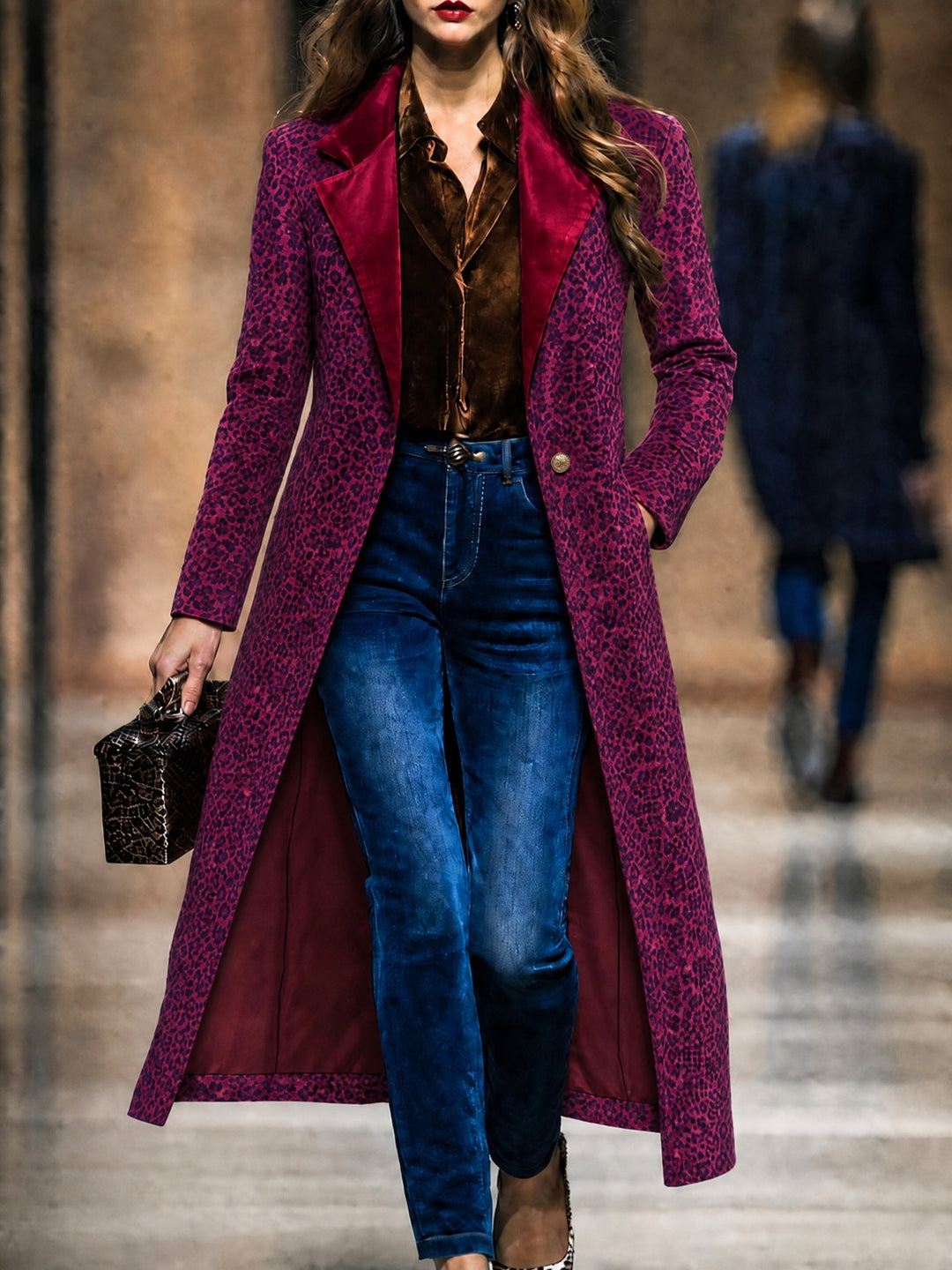 Lavinia | Manteau long texturé