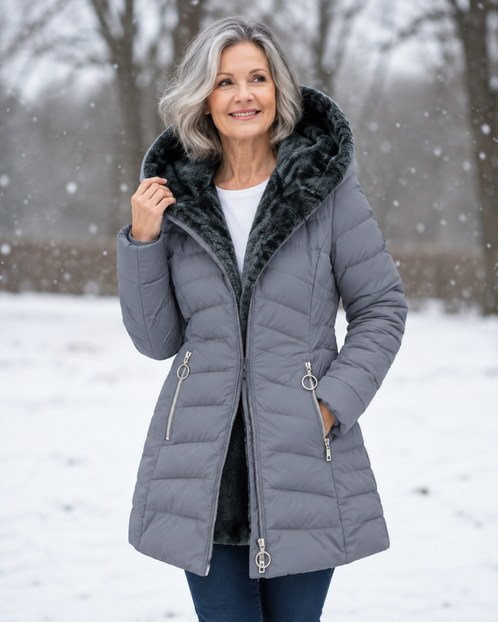 Florentine | Veste matelassée zippée à capuche