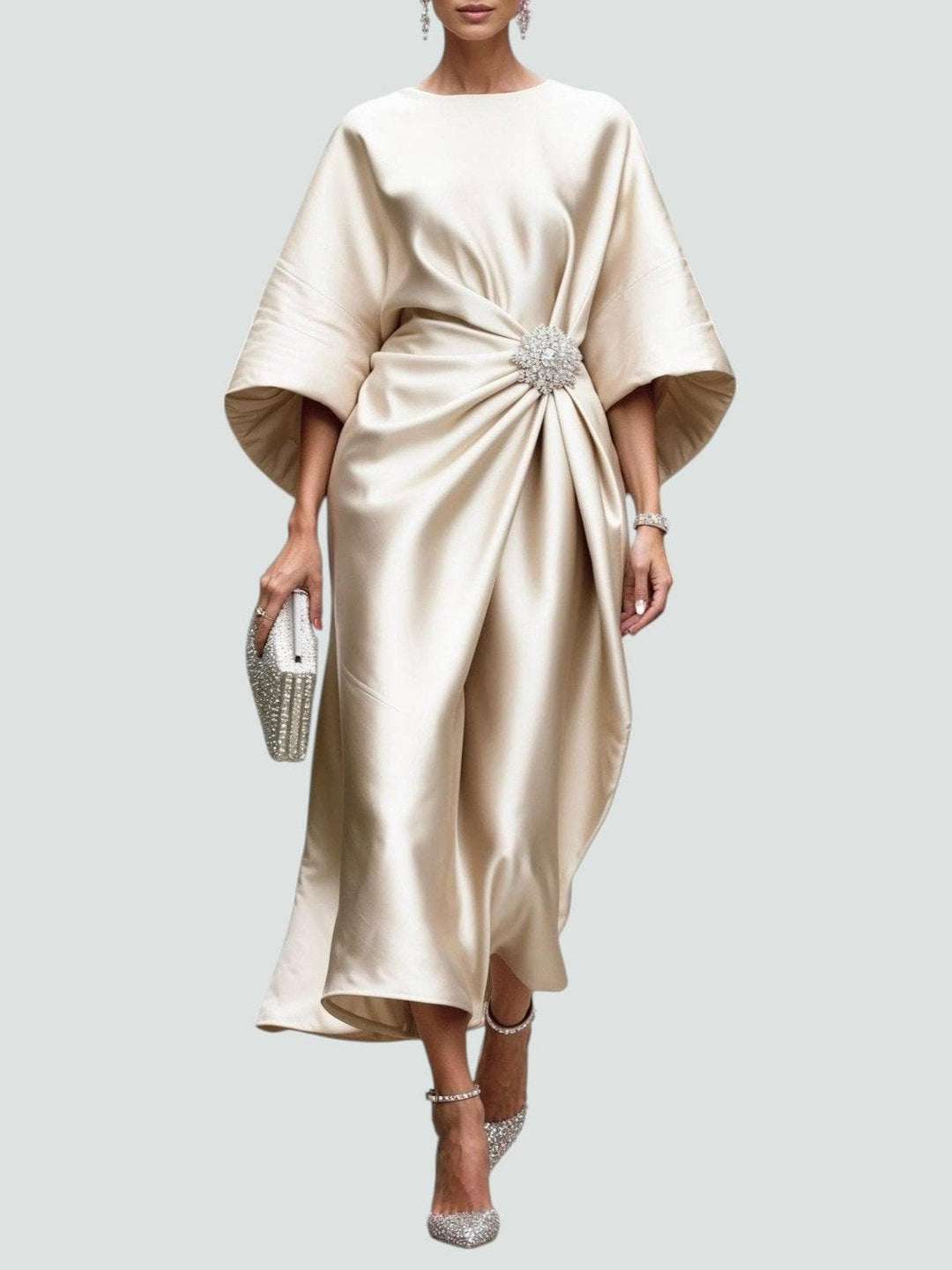 Aurélie | Robe de Soirée Drapée