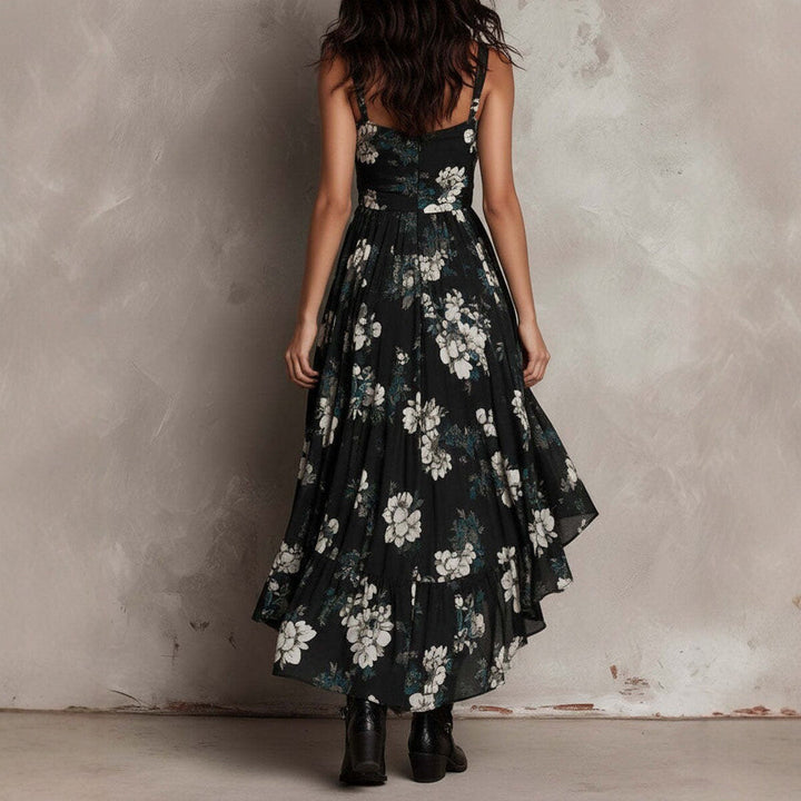 Armelle | Robe Asymétrique Fleurie