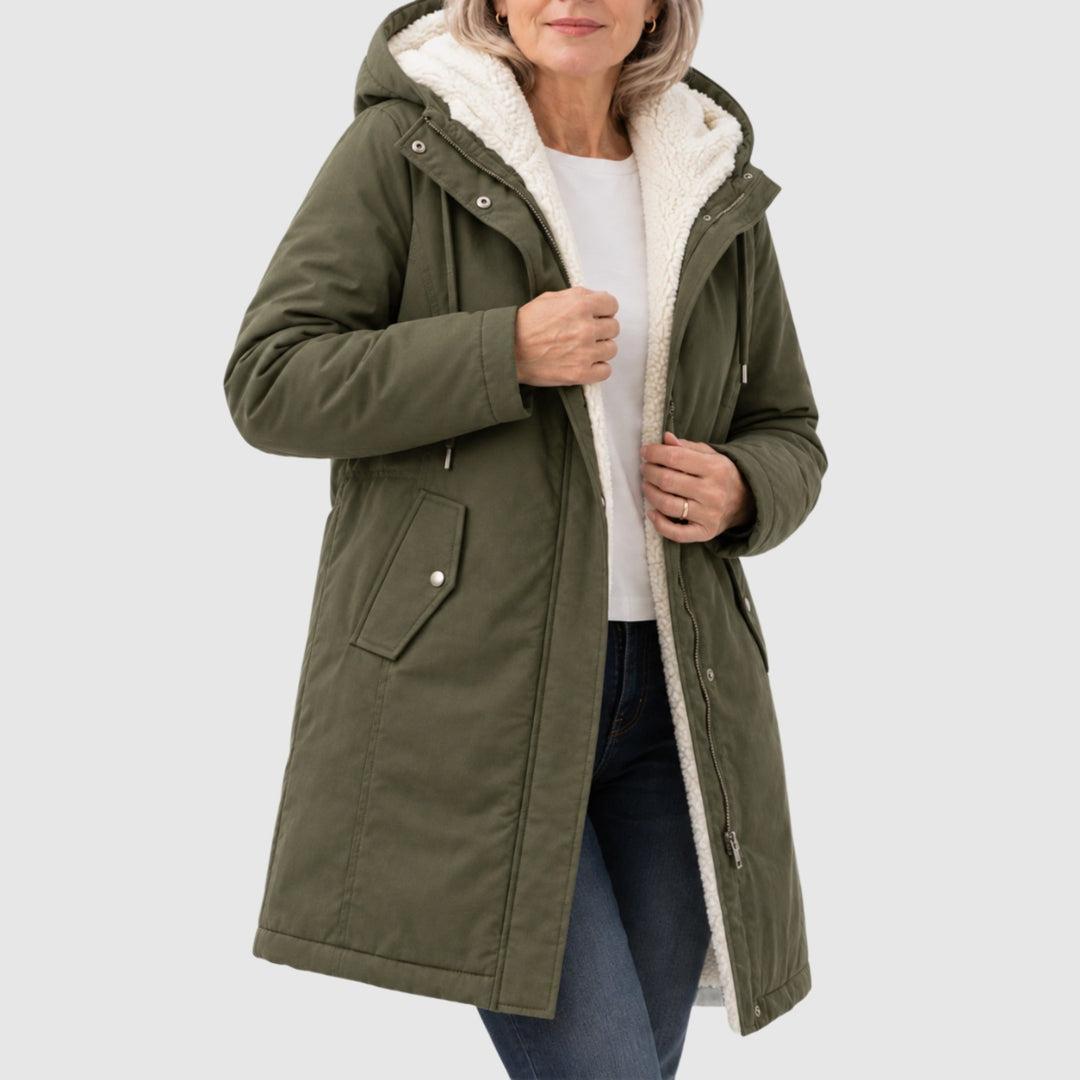 Rosalinde | Manteau chaud à capuche