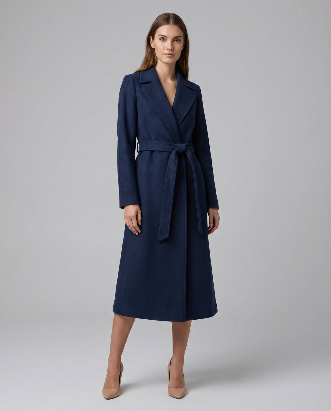 Malvina | Manteau long ceinturé