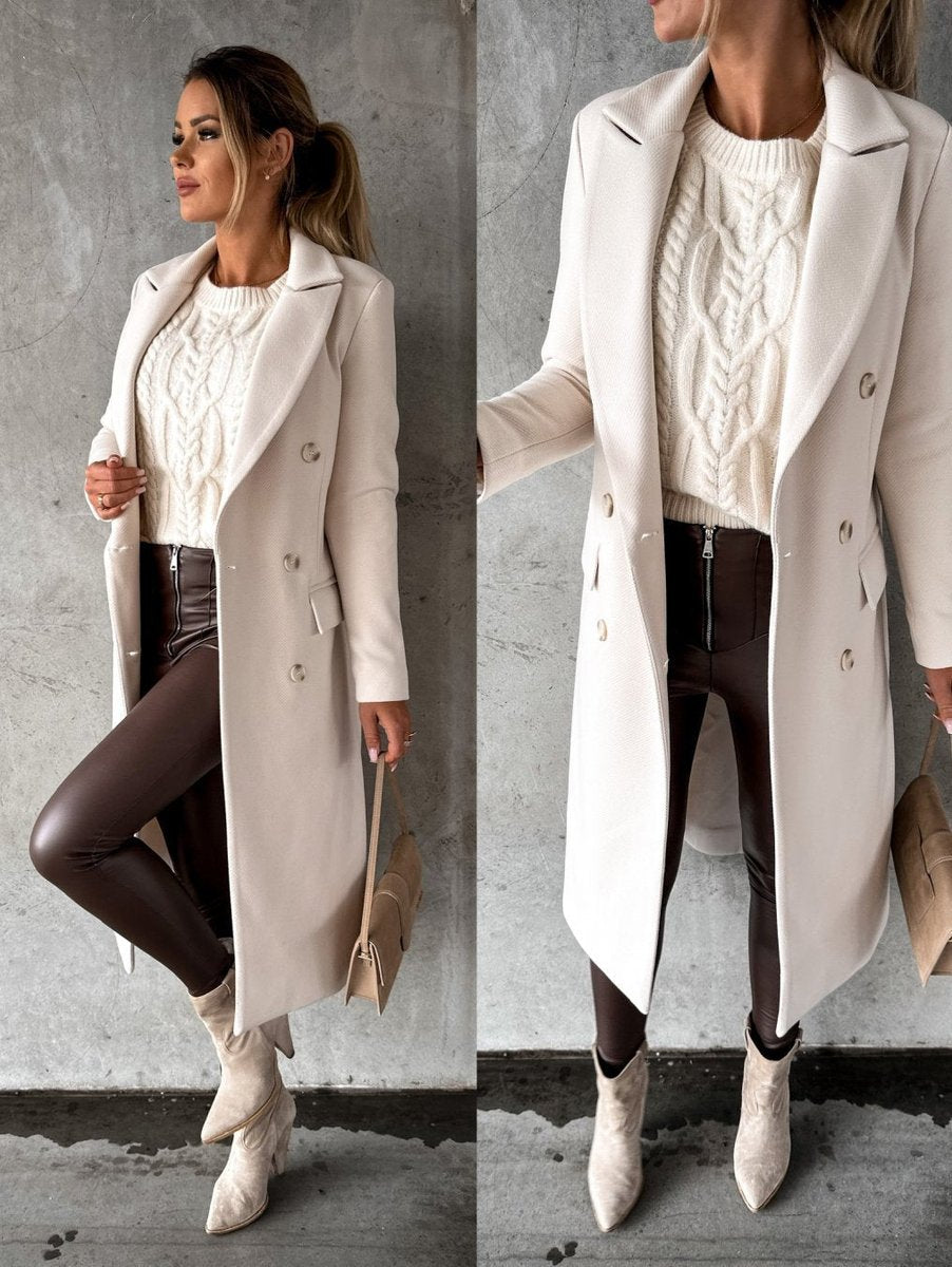 Lorraine | Manteau long croisé