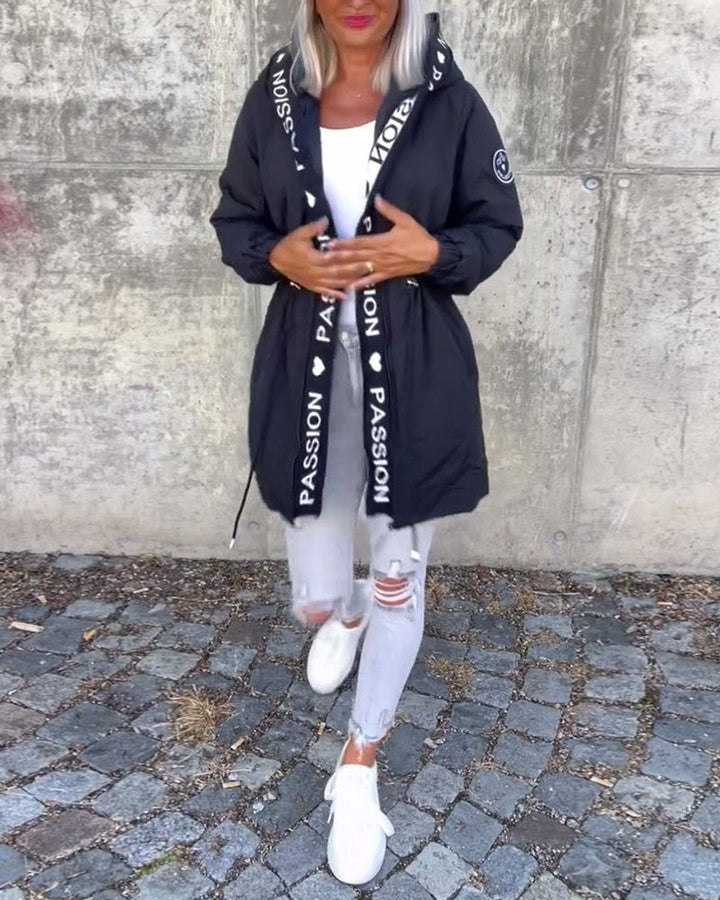 Sibylle | Parka midi à capuche