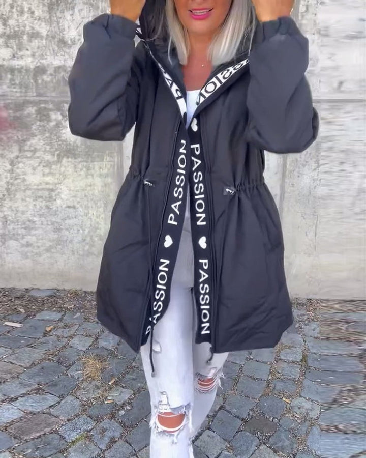 Sibylle | Parka midi à capuche