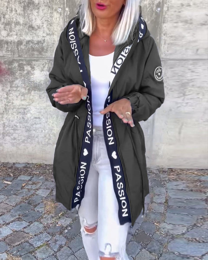 Sibylle | Parka midi à capuche