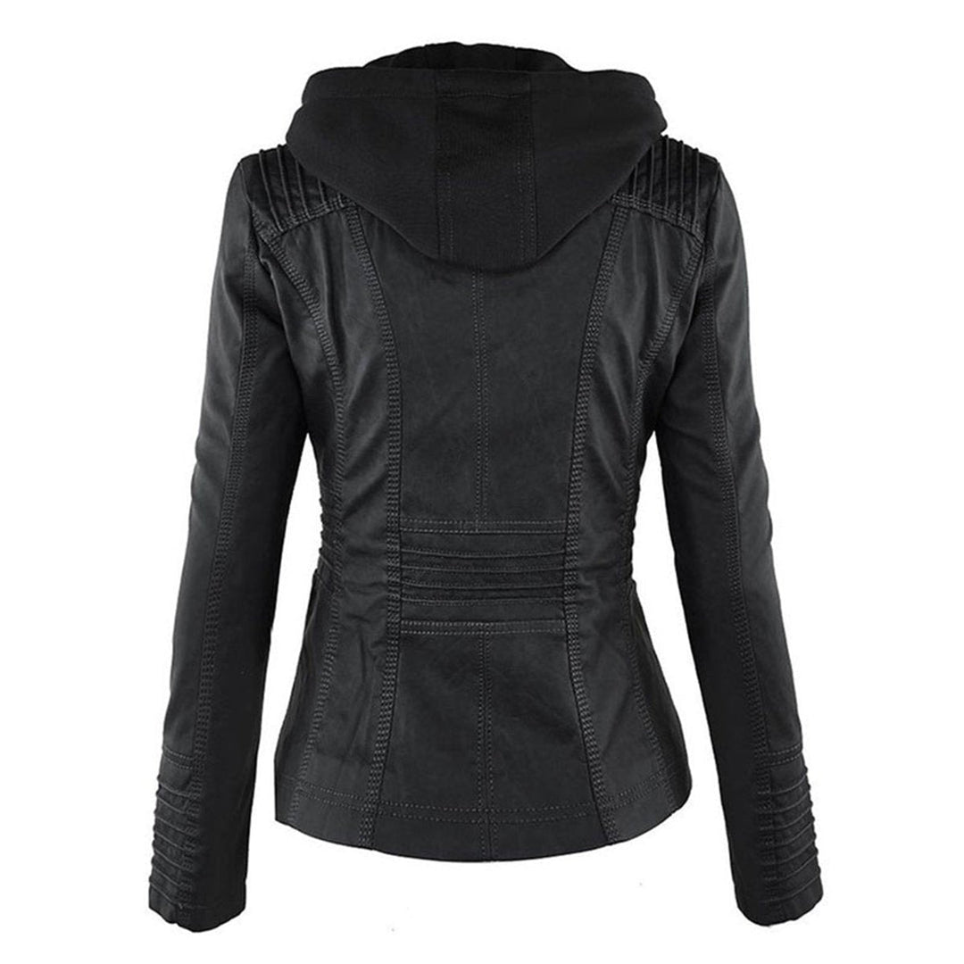 Muriel | Veste moto à capuche amovible