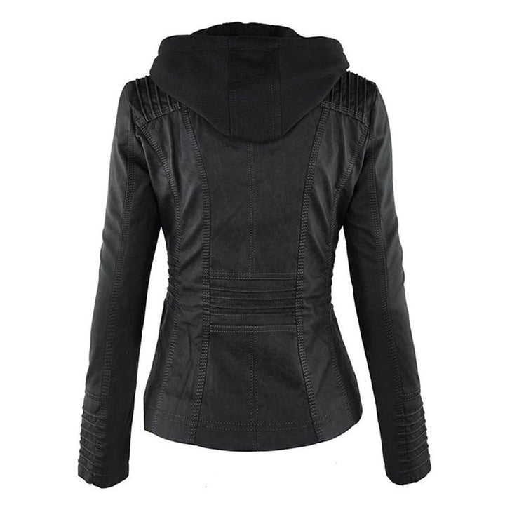 Muriel | Veste moto à capuche amovible