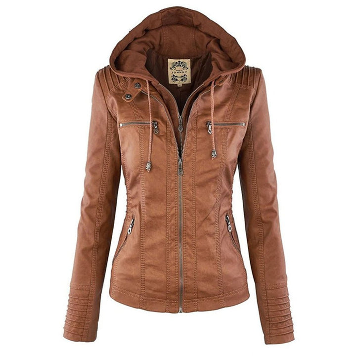 Muriel | Veste moto à capuche amovible