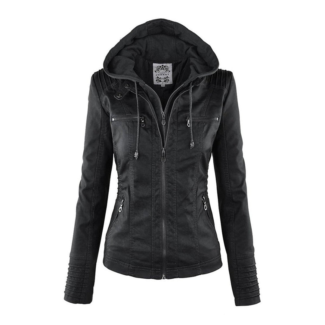 Muriel | Veste moto à capuche amovible