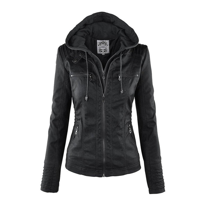 Muriel | Veste moto à capuche amovible