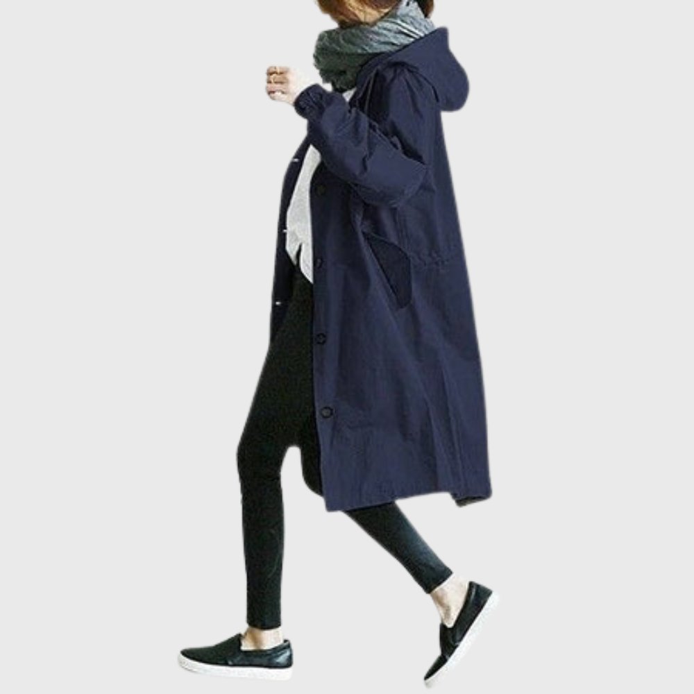 Marie-Laure | Trench long à capuche