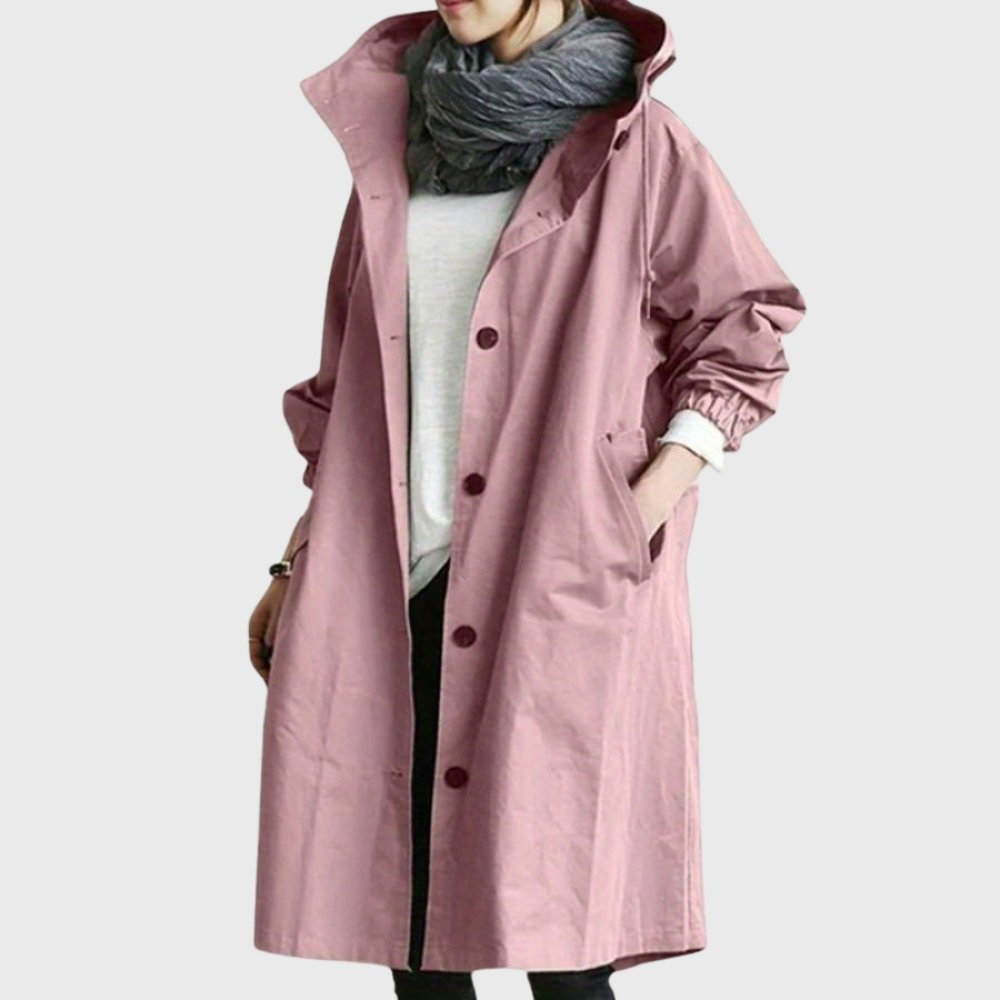 Marie-Laure | Trench long à capuche