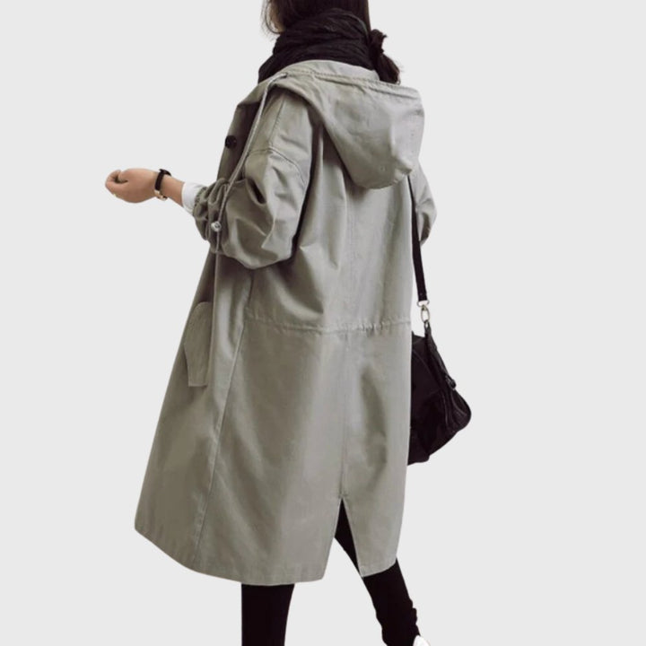 Marie-Laure | Trench long à capuche