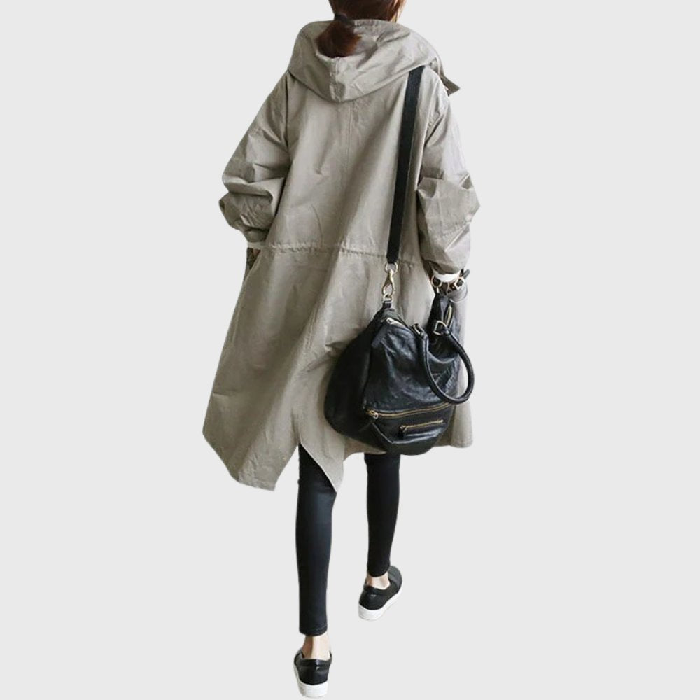Marie-Laure | Trench long à capuche