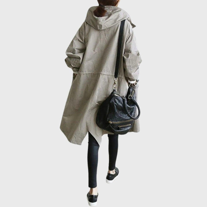 Marie-Laure | Trench long à capuche