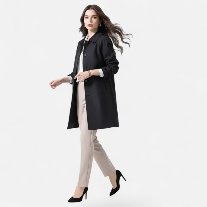 Olympia | Manteau mi-long ajusté