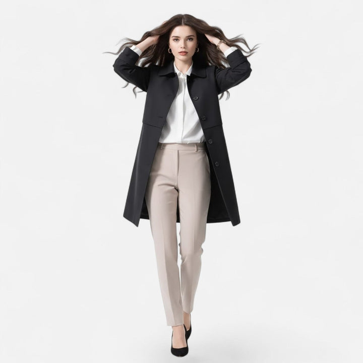 Olympia | Manteau mi-long ajusté