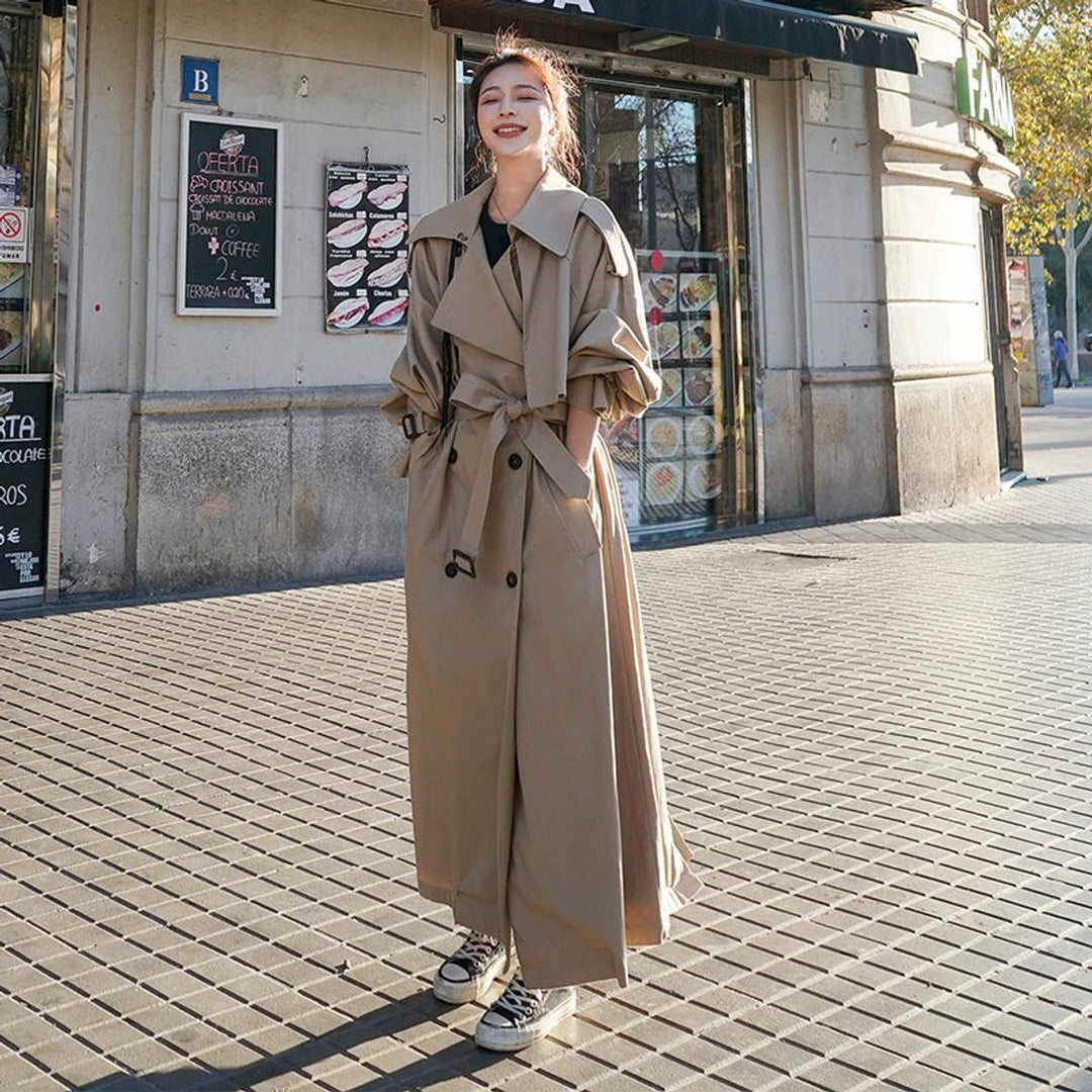 Ninette | Trench long croisé oversize