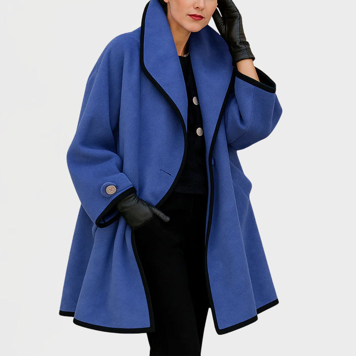 Philippa | Manteau oversize à bord contrasté
