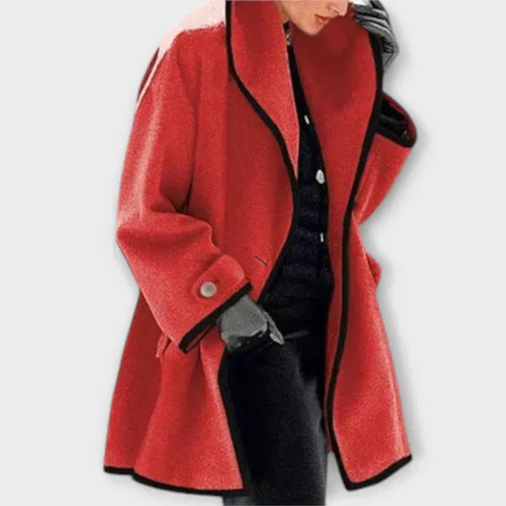 Philippa | Manteau oversize à bord contrasté