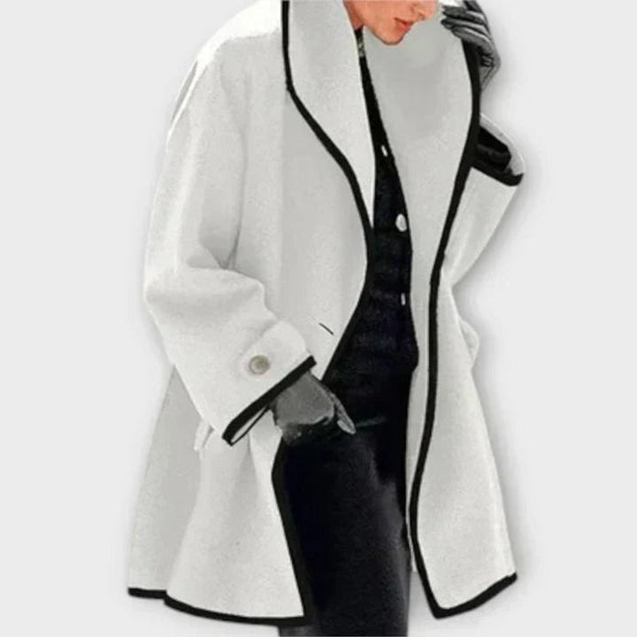 Philippa | Manteau oversize à bord contrasté