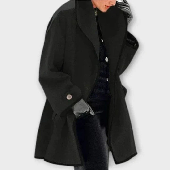 Philippa | Manteau oversize à bord contrasté