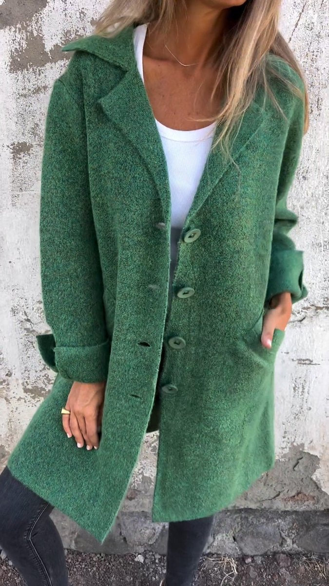 Lison | Manteau long à revers