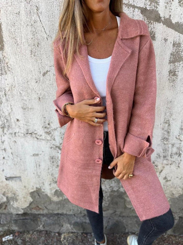 Lison | Manteau long à revers