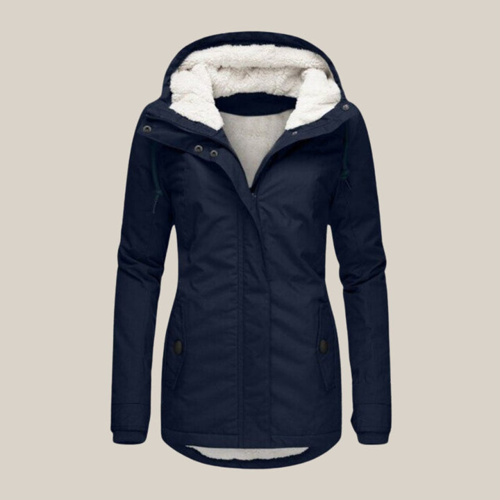 Marie-Cécile | Veste matelassée à capuche doublée sherpa