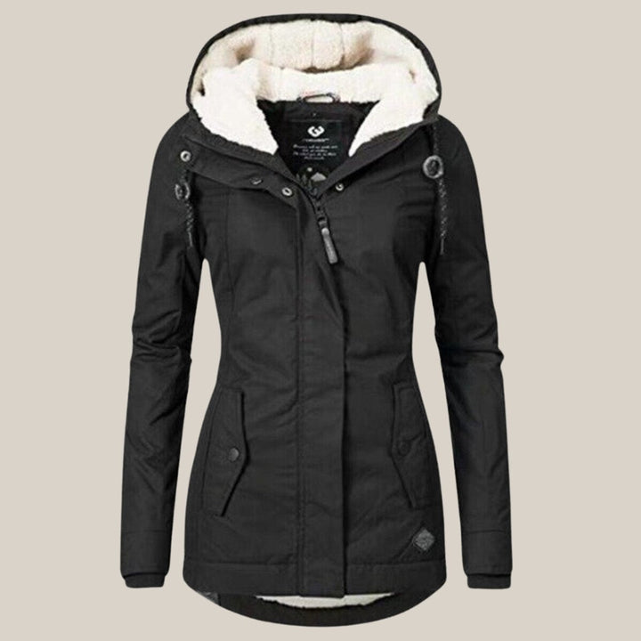 Marie-Cécile | Veste matelassée à capuche doublée sherpa