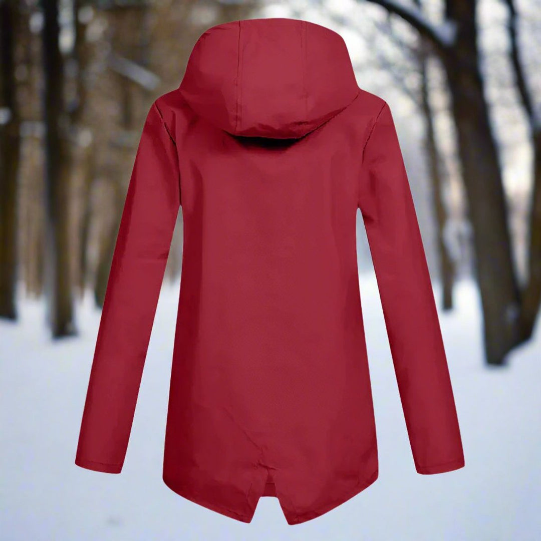Pascaline | Veste de pluie longue à capuche