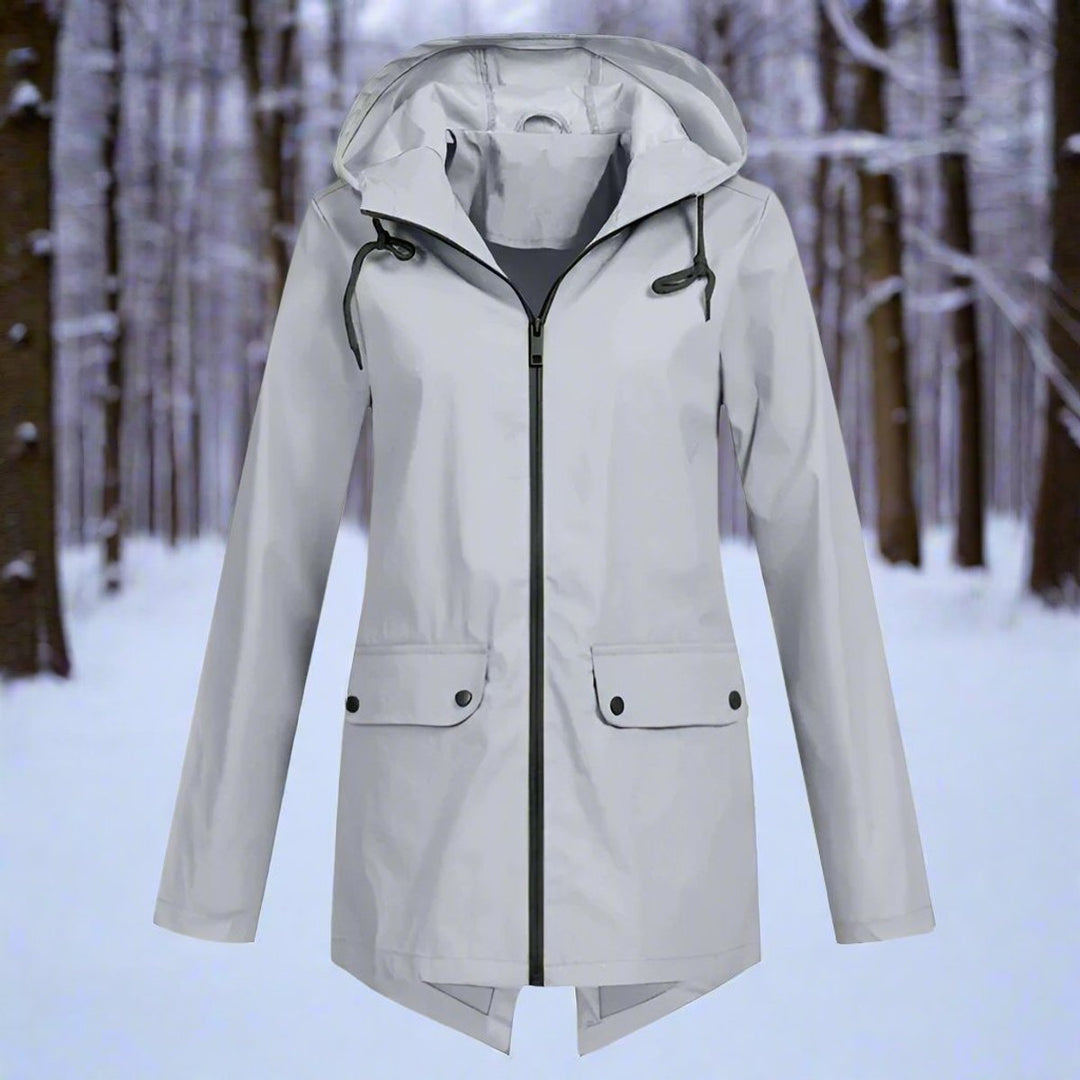 Pascaline | Veste de pluie longue à capuche