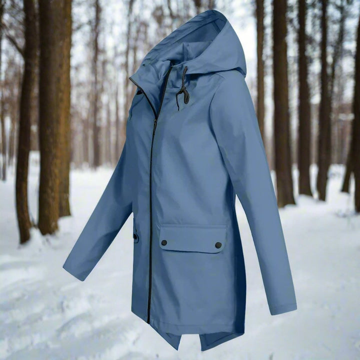 Pascaline | Veste de pluie longue à capuche